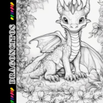 🌟 Dragoncitos: Libro de Colorear – ¡Descubre la Magia y la Fantasía! 🐉✨