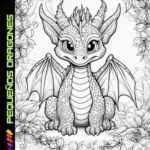 ✨🐉 Dragones Encantadores: Libro de Colorear – ¡Explora un Mundo Mágico de Fantasía! ✨